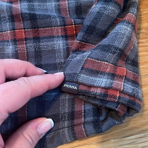 Prana - Lined Flannel Shirt size‎ M - Picture 3 of 8